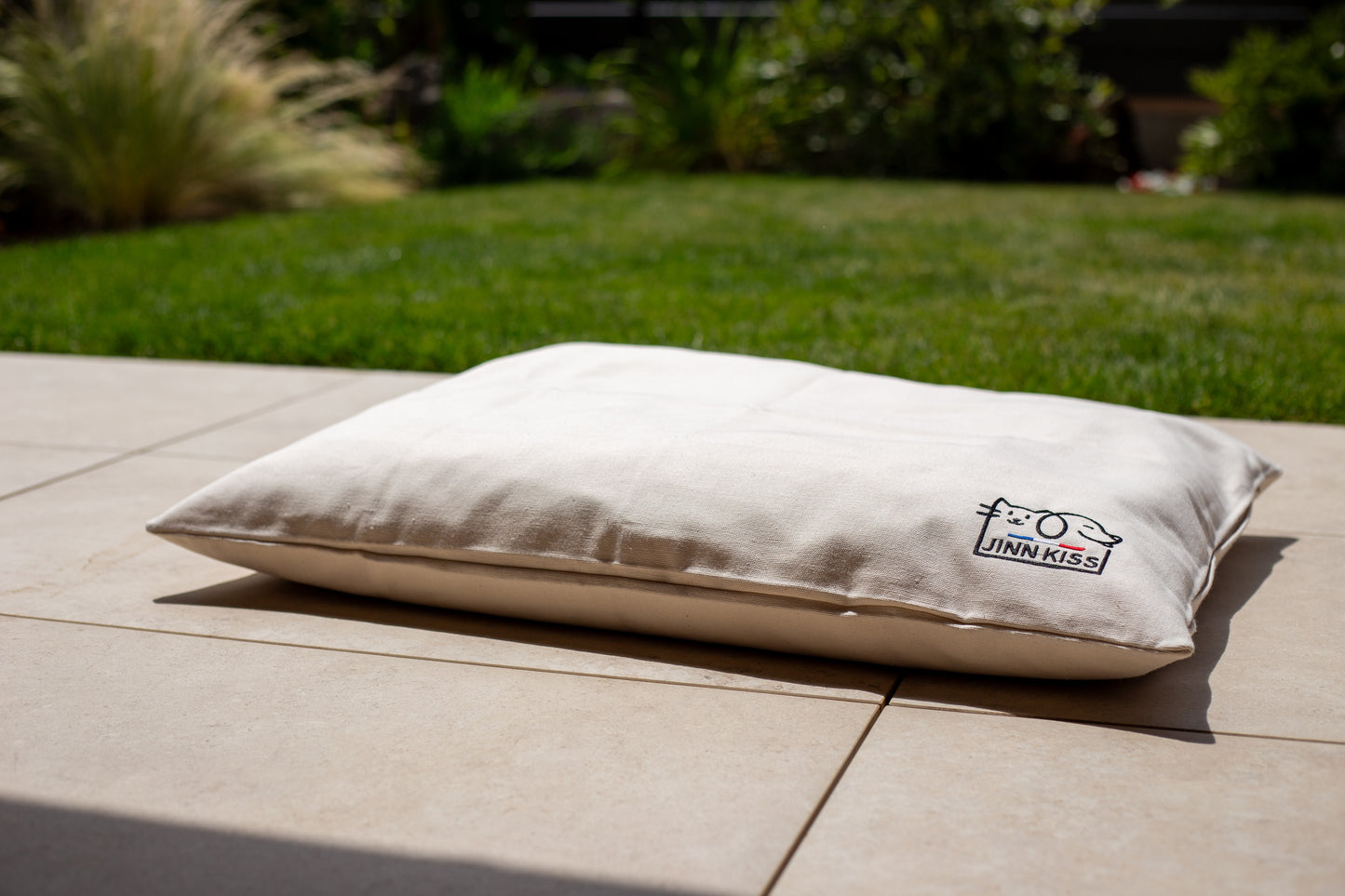 Housse Coussin Jinnkiss Blanc Naturel