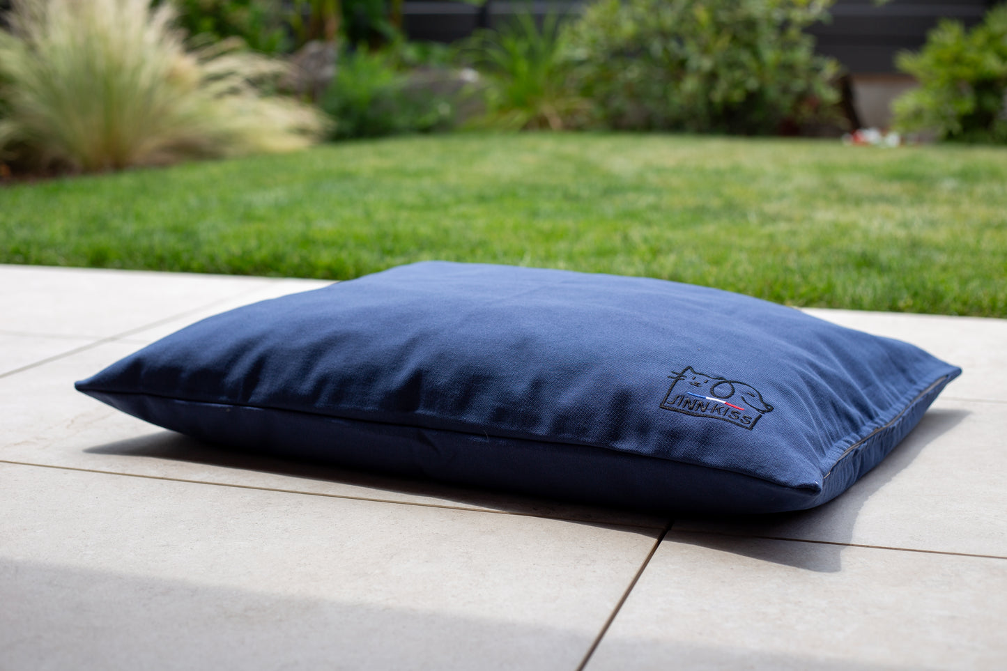 Coussin Pouf Jinnkiss Bleu Marine