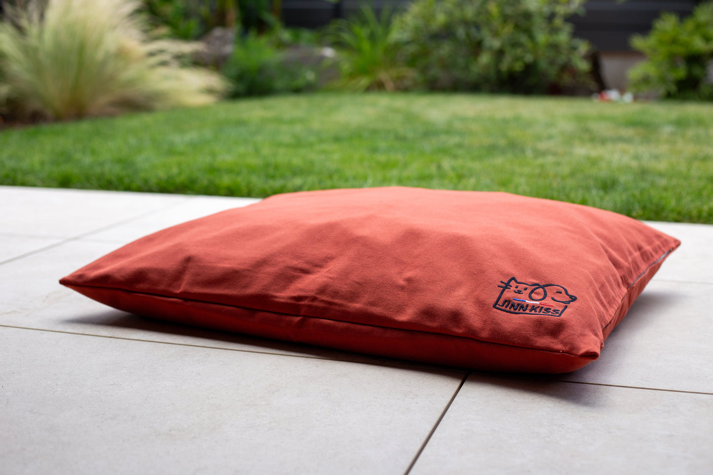 Housse de Coussin Jinnkiss Rouge Brique