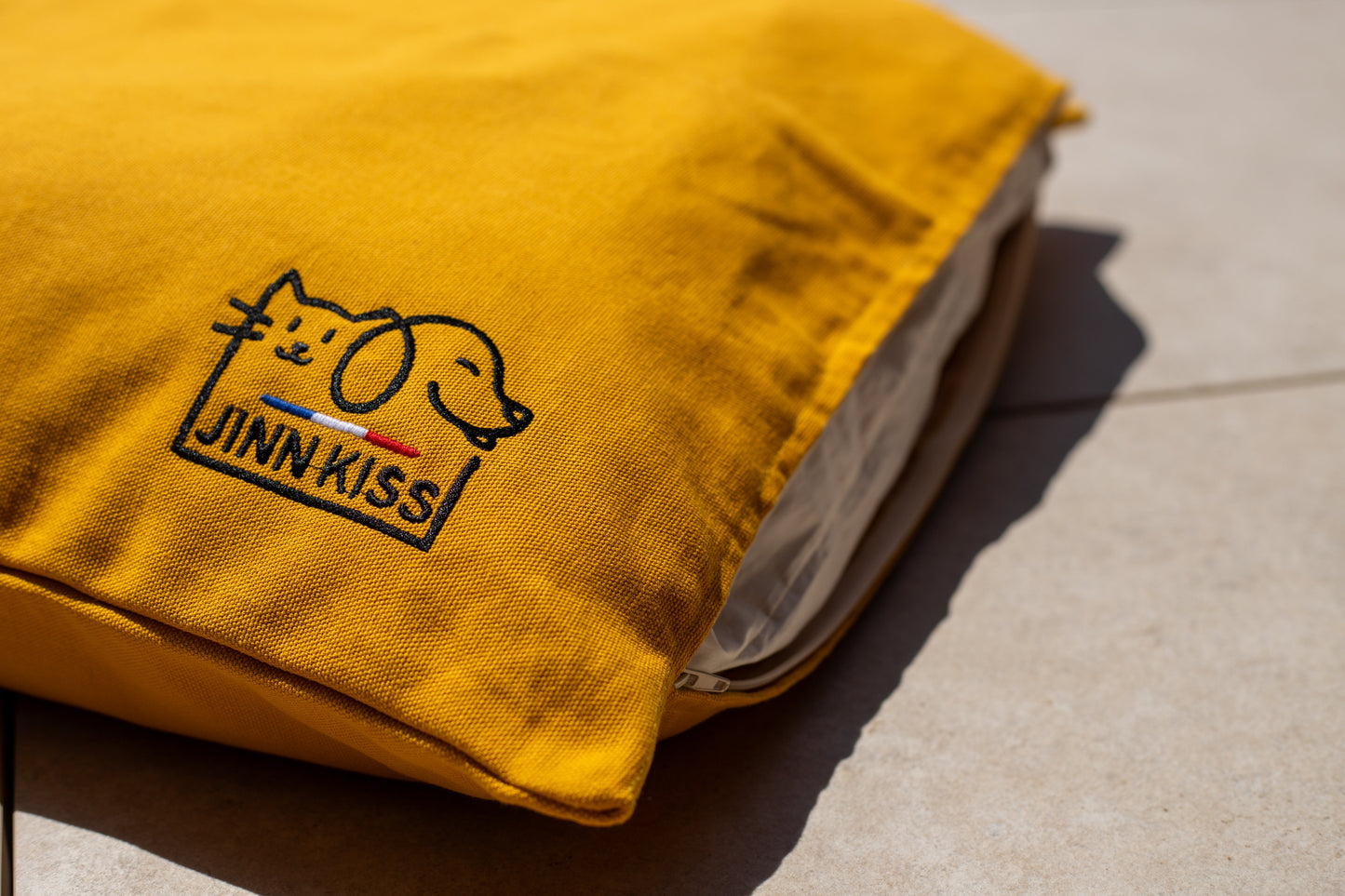 Coussin LameleJinnkiss Jaune Curry