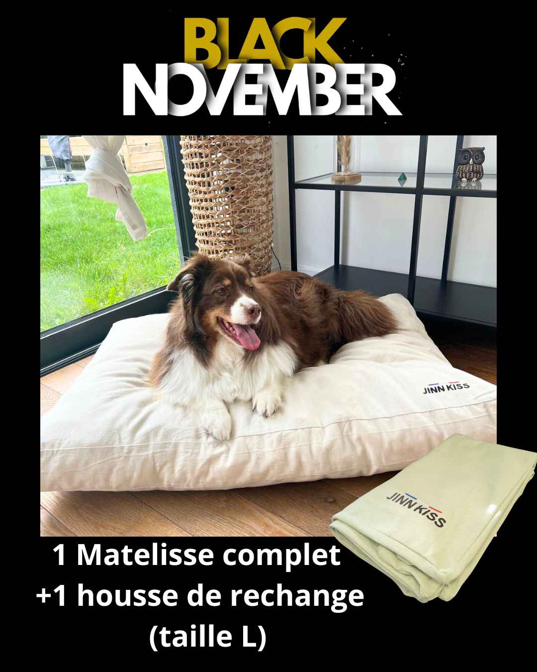 Pack Duo - Matelisse taille L & Housse de rechange