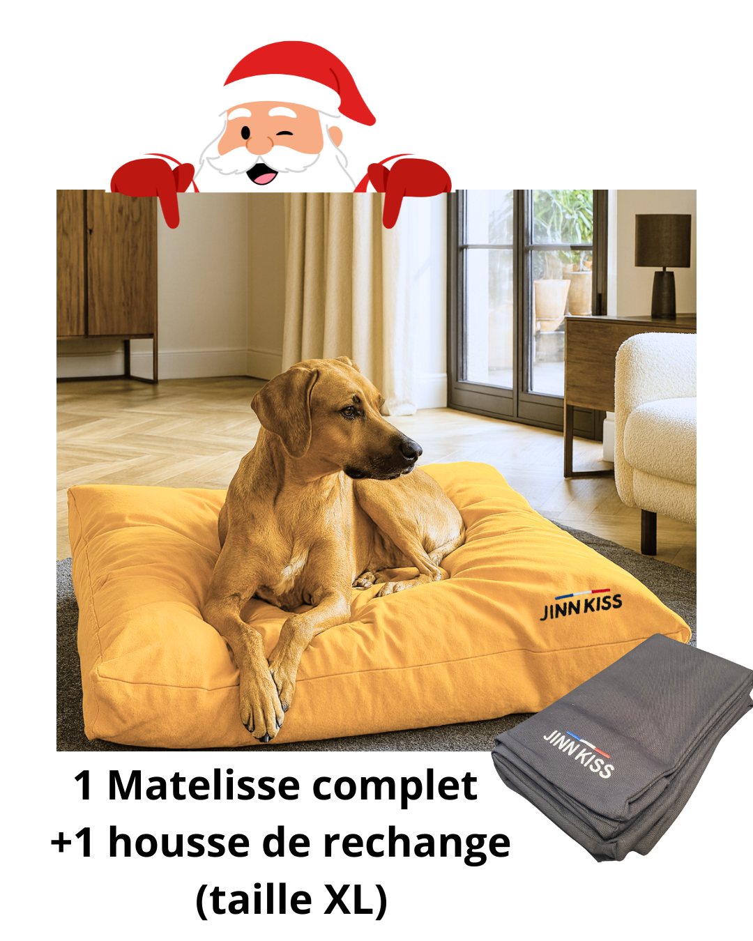 Pack Duo - Matelisse taille XL & Housse de rechange