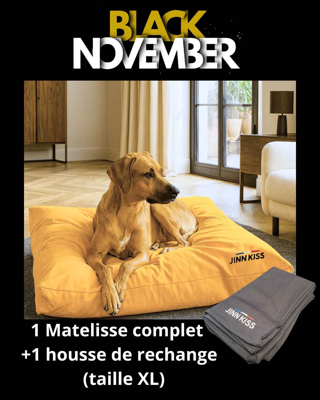 Pack Duo - Matelisse taille L & Housse de rechange