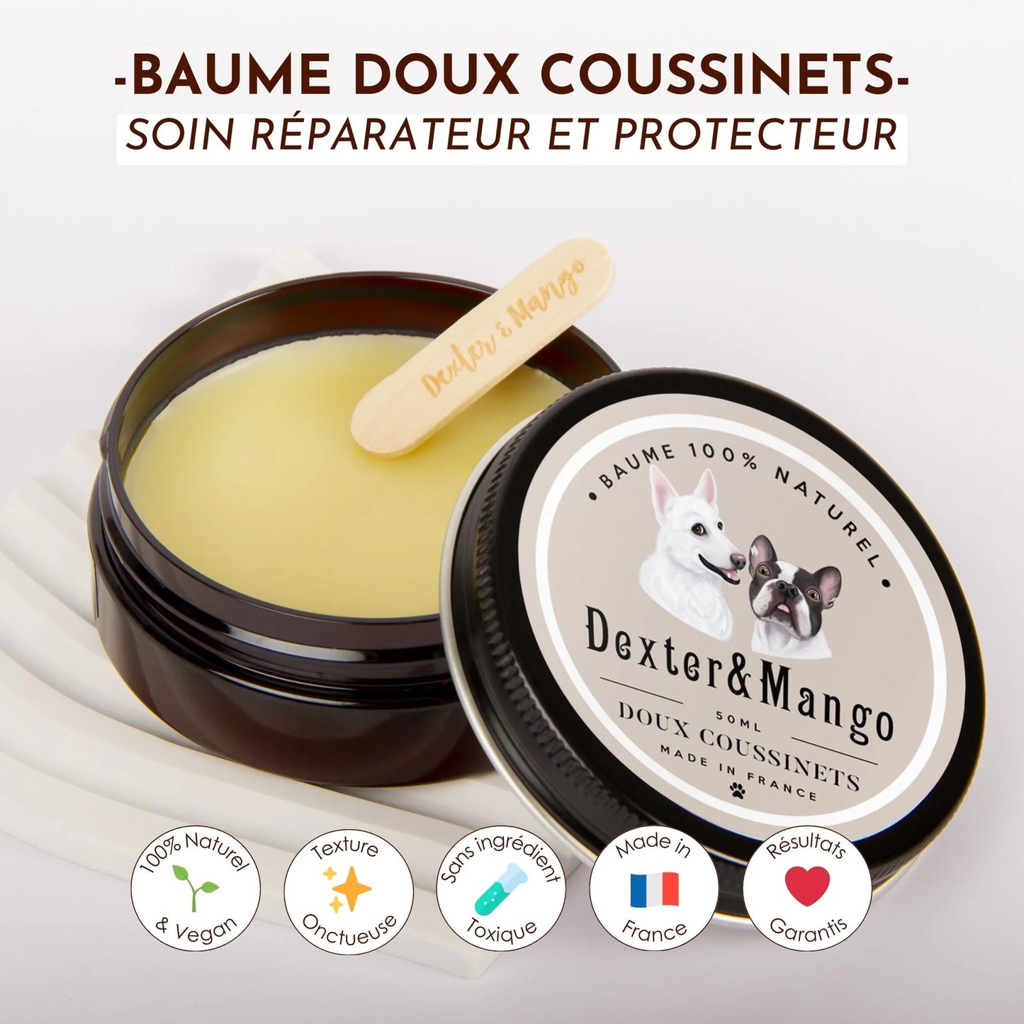 Baume doux coussinets