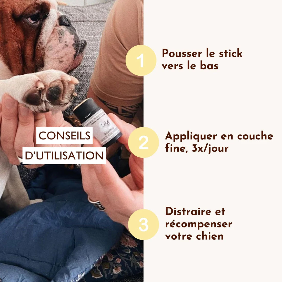 Stick Doux coussinets